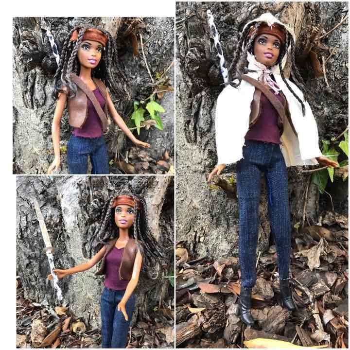 Ooak Michonne The Walking dead doll
