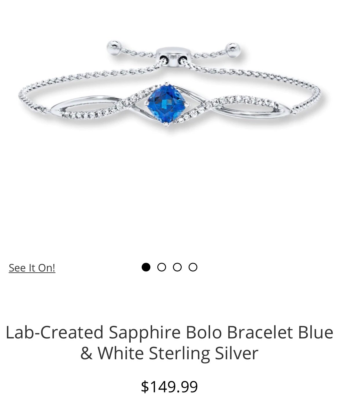 sapphire bracelet