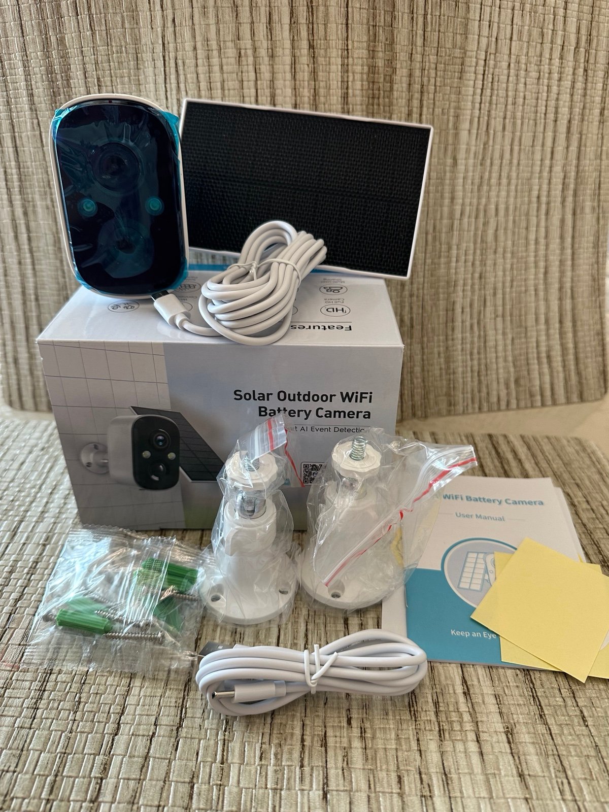 Solar Wireless 2k Security Camera