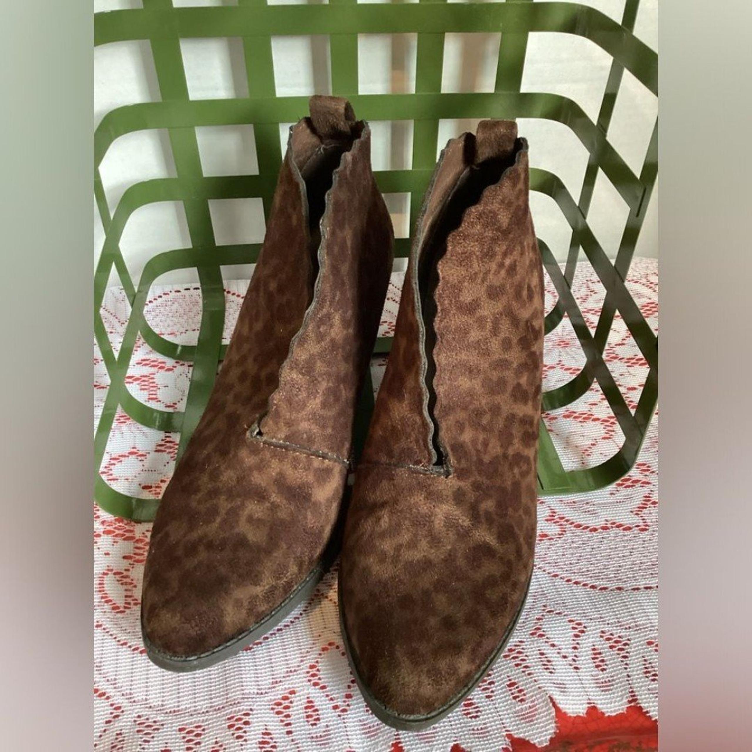 Coconuts by Matisse Addie Animal Print Ankle Bootie Women’s Size 8 Textile Upper