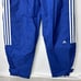 Vintage Adidas Blue Windbreaker Parachute Pants 2000's XL Baggy Basketball Y2K