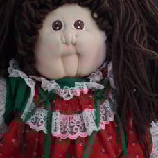 1983 Xavier Roberts doll Cabbage Patch Christmas outfit