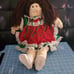 1983 Xavier Roberts doll Cabbage Patch Christmas outfit