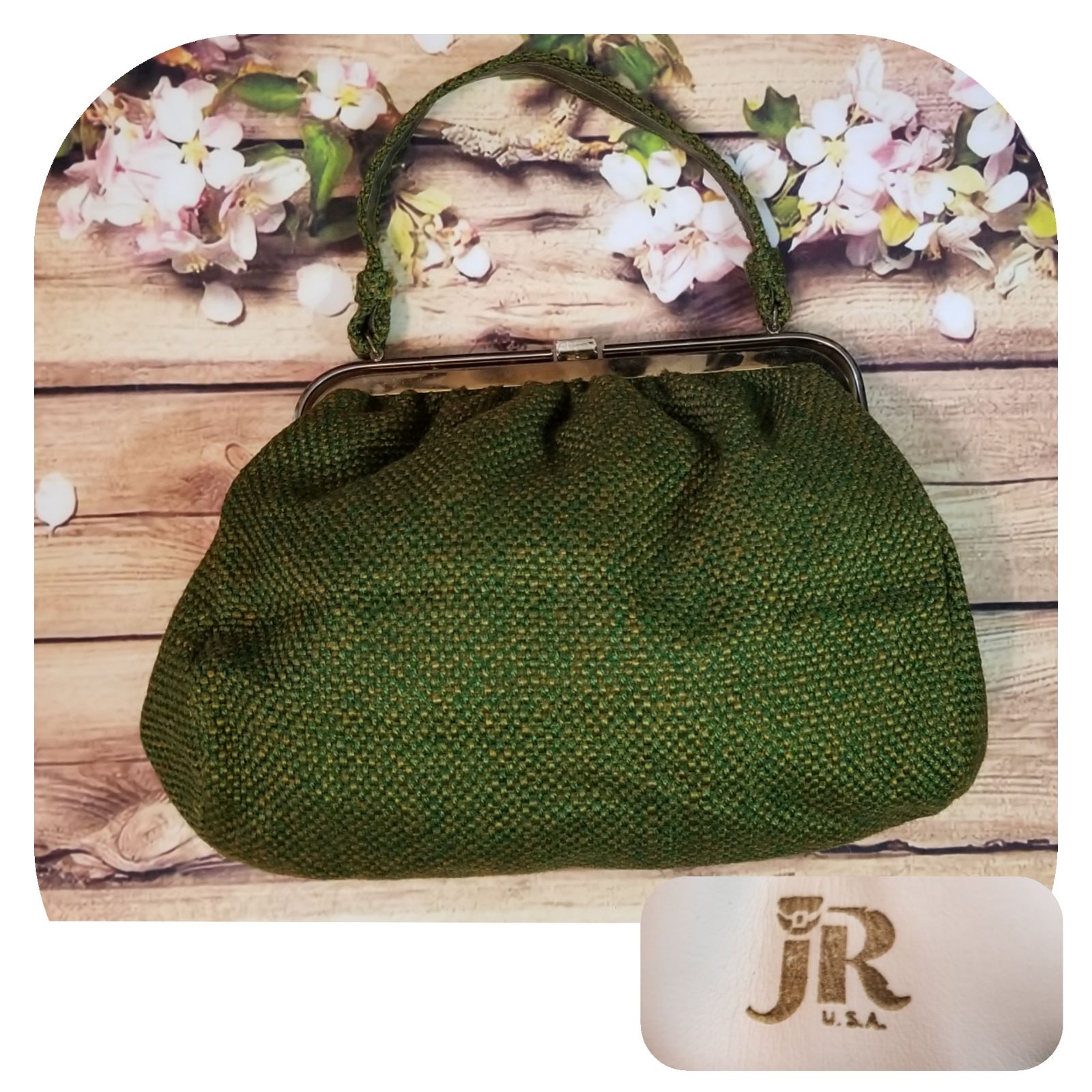 Vintage Wool Blend Satchel By J.R