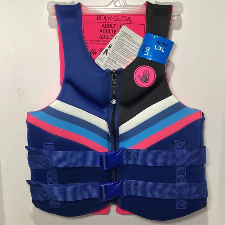Body Glove Women's Life Vest USCG Approved Zipper & Straps Size L/XL New Tags