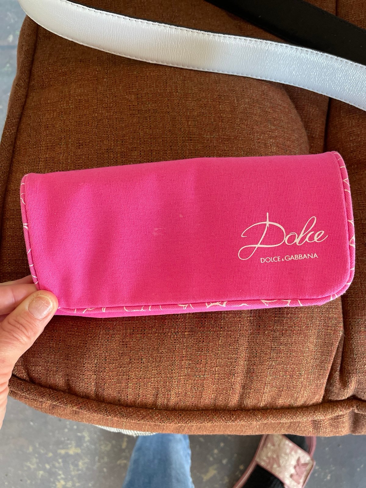 Dolce and Gabbana makeup travel organizer pouch