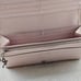 Agnes b Voyage Women Wallet Pink Leather Card Holder Clutch Purse