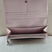 Agnes b Voyage Women Wallet Pink Leather Card Holder Clutch Purse