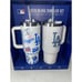 2 Los Angeles LA Dodgers Studded Cheer Bling 40oz Tumblers Water Bottle Gift Set