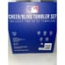 2 Los Angeles LA Dodgers Studded Cheer Bling 40oz Tumblers Water Bottle Gift Set