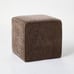 NIB Lynwood Square Upholstered Cube Light Brown - Threshold
