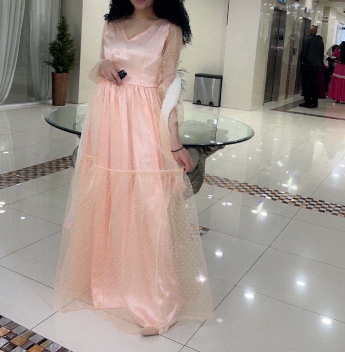 *SALE* Pink long gown dress