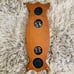 Lighthouse clock, hand carved wood, hygrometer, thermometer, barometer