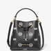 MICHAEL KORS Mercer Small Logo Embossed Leather Bucket Bag COLOR BLACK NWT