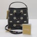 MICHAEL KORS Mercer Small Logo Embossed Leather Bucket Bag COLOR BLACK NWT