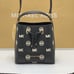 MICHAEL KORS Mercer Small Logo Embossed Leather Bucket Bag COLOR BLACK NWT