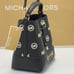 MICHAEL KORS Mercer Small Logo Embossed Leather Bucket Bag COLOR BLACK NWT