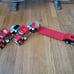 New Ray 1:32 Scale 379 Peterbilt with Lowboy Trailer Qty 2
