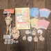 chiikawa usagi stationery set