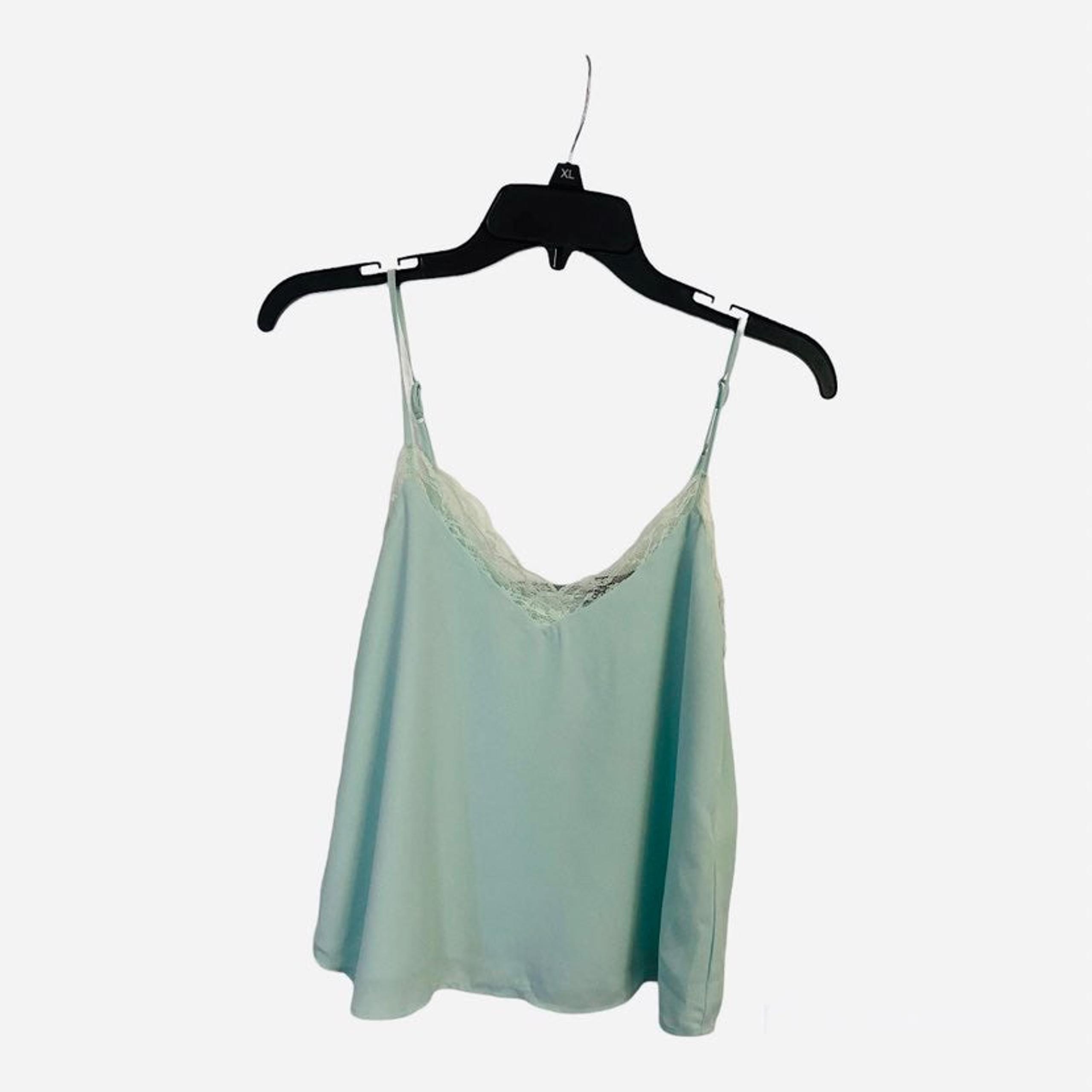 Women's Turquoise & Lace Top Size Small