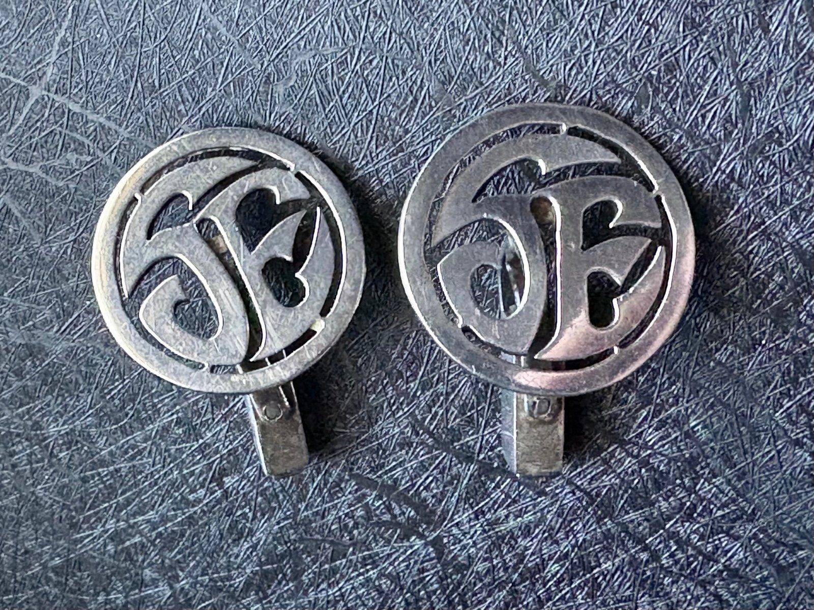Monogrammed Sterling Silver Cufflinks “SE”