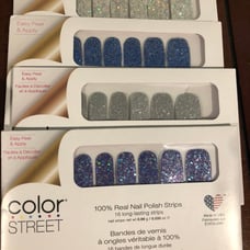 Color Street Rare, VHTF Blue and Silver