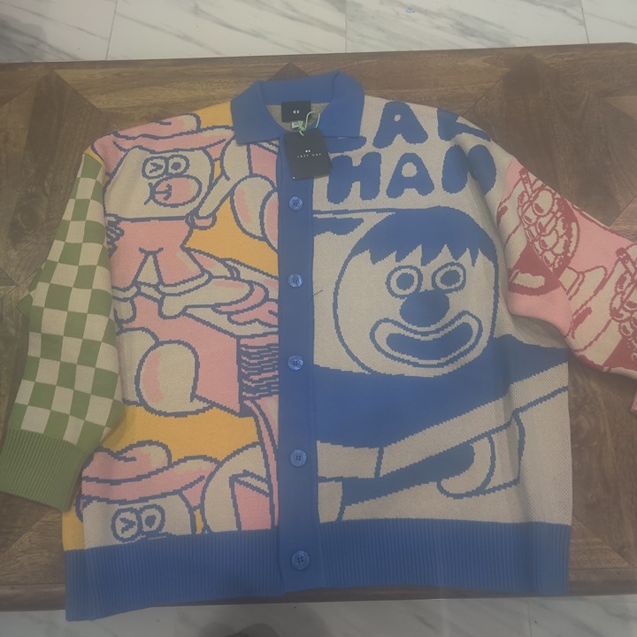 Lazy Oaf cardigan size XL New UNISEX