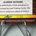 2019 Leaf Valiant Aaron Schunk Yellow Auto /10 New Dawn Mint #ND-AS1 Rockies