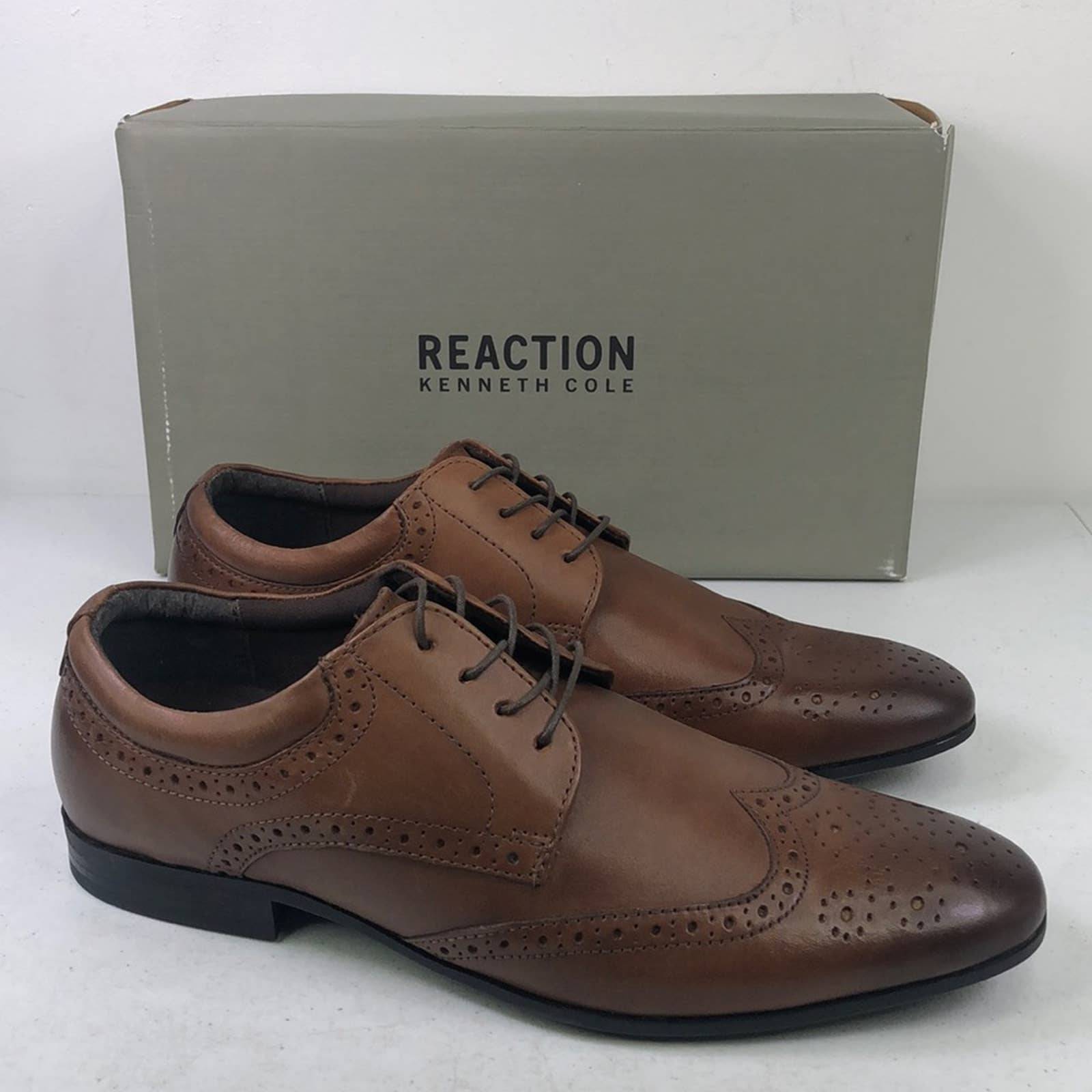 Kenneth Cole Reaction Zeke Oxford Lace Up Shoes Size 10