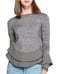 NWT CHEE-CHO Striped Ruffle Hem and Sleaves Sweater Top