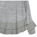 NWT CHEE-CHO Striped Ruffle Hem and Sleaves Sweater Top