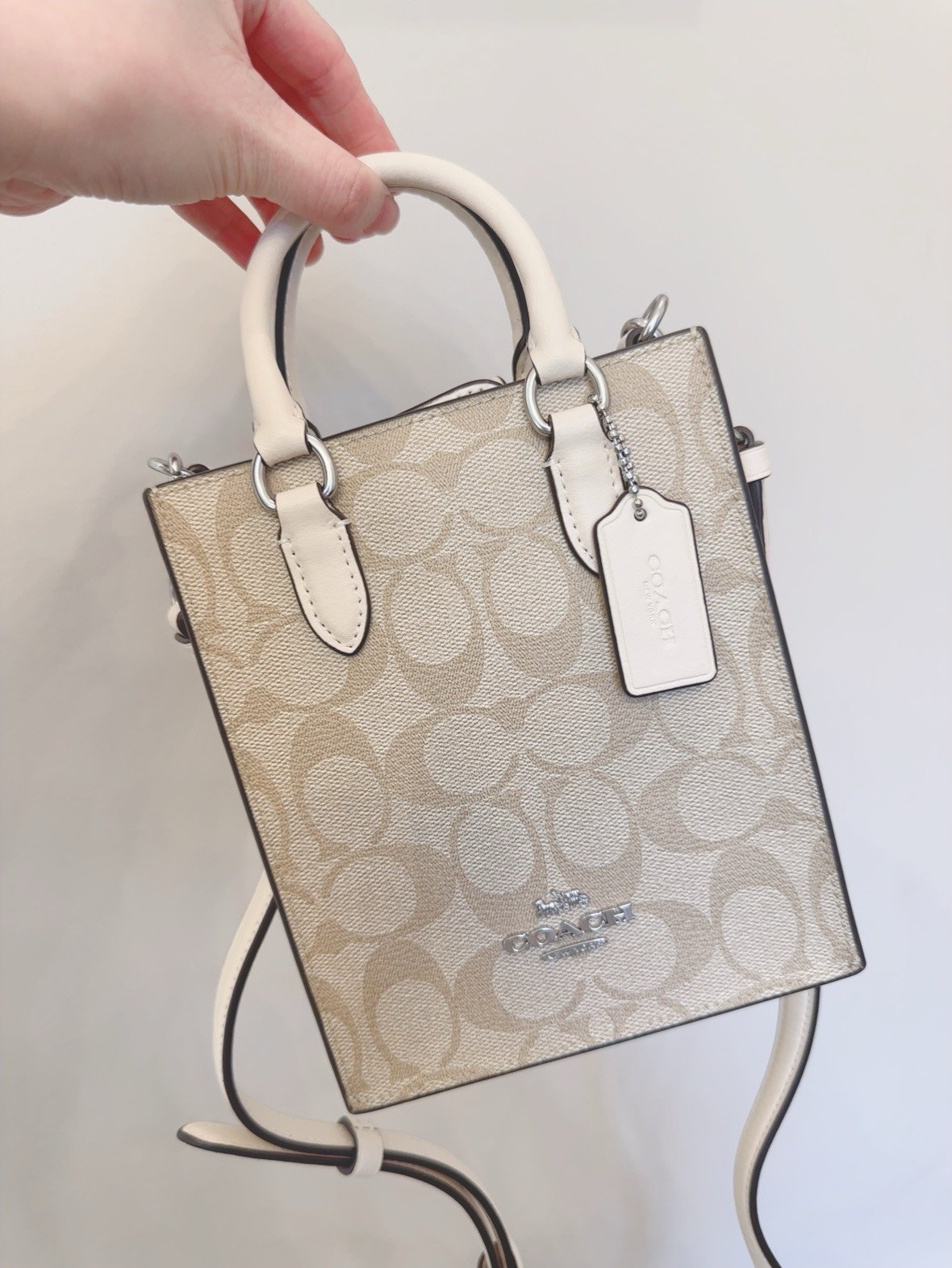 Coach Shoulder Bag K0973-F13674 Brown/khaki/Gold Logo