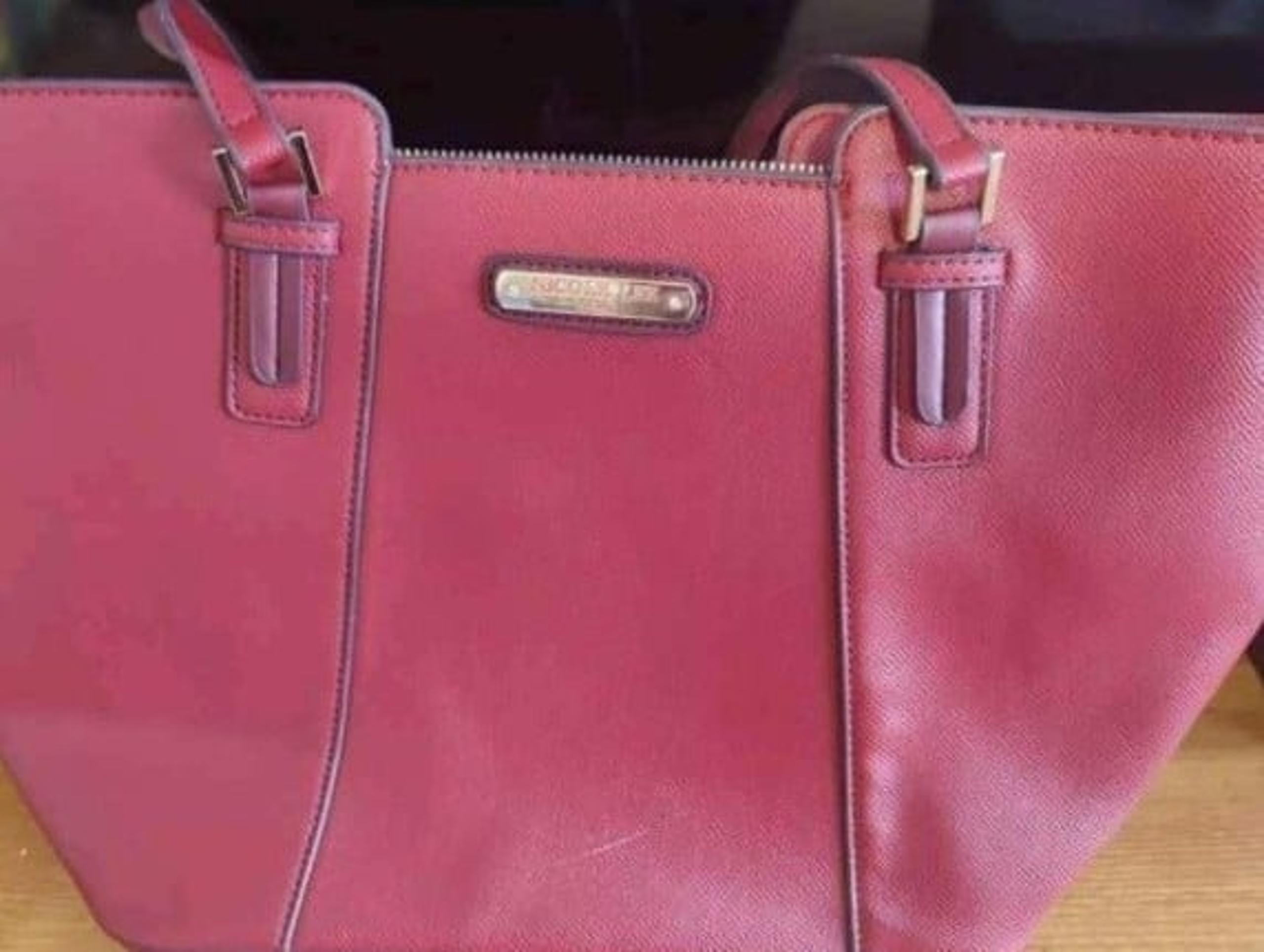 Nicole Lee   Shopper Bag Relaxed, flat top dual Strap-red