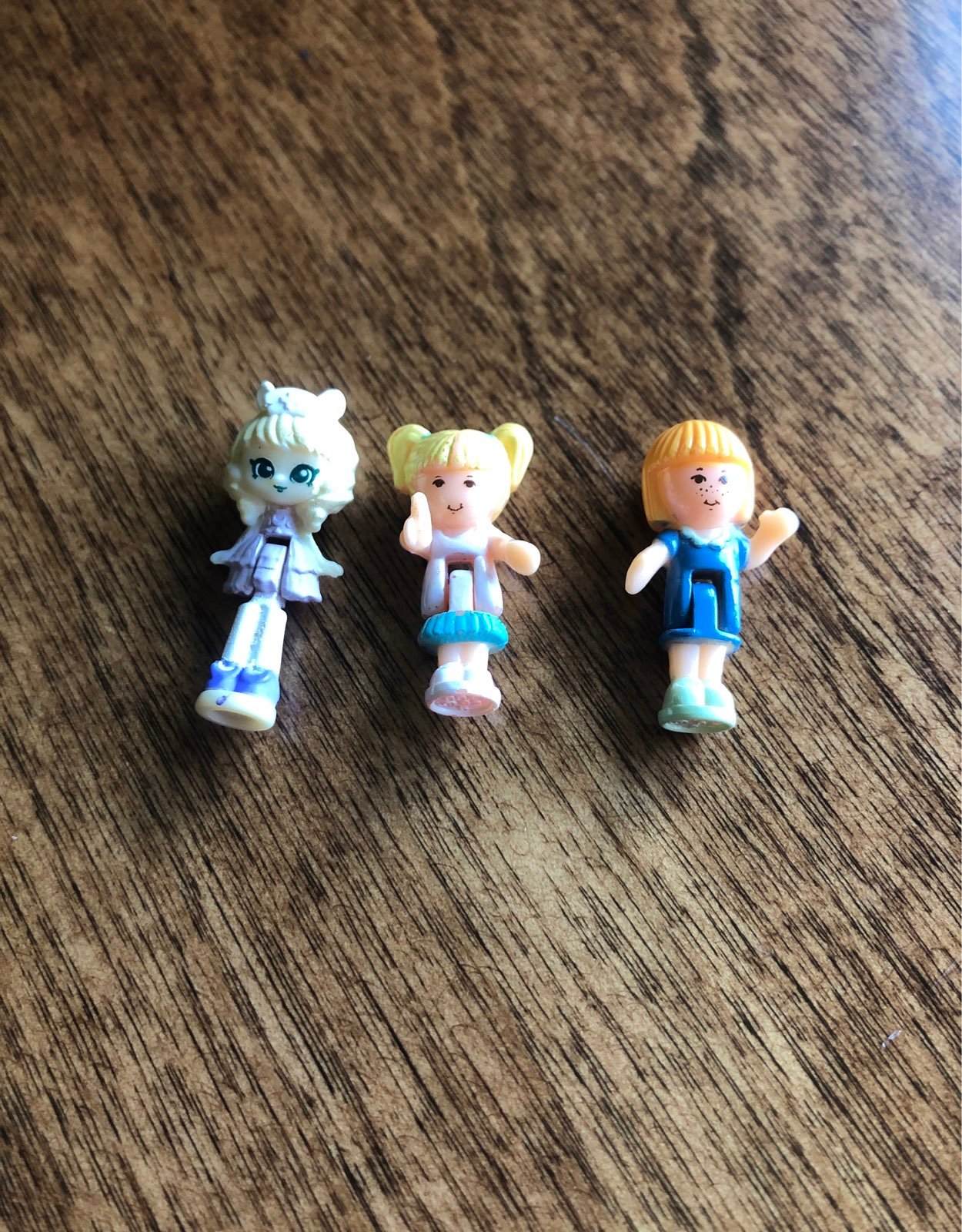 Vintage polly pocket doll lot of 3