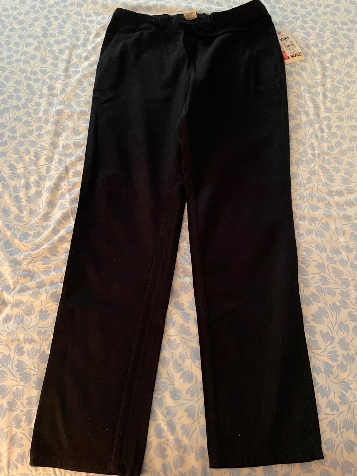 Black Vans Drawstring Pants