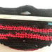 Handmade crocheted bathroom laundry hamper or children’s room Rag rug basket