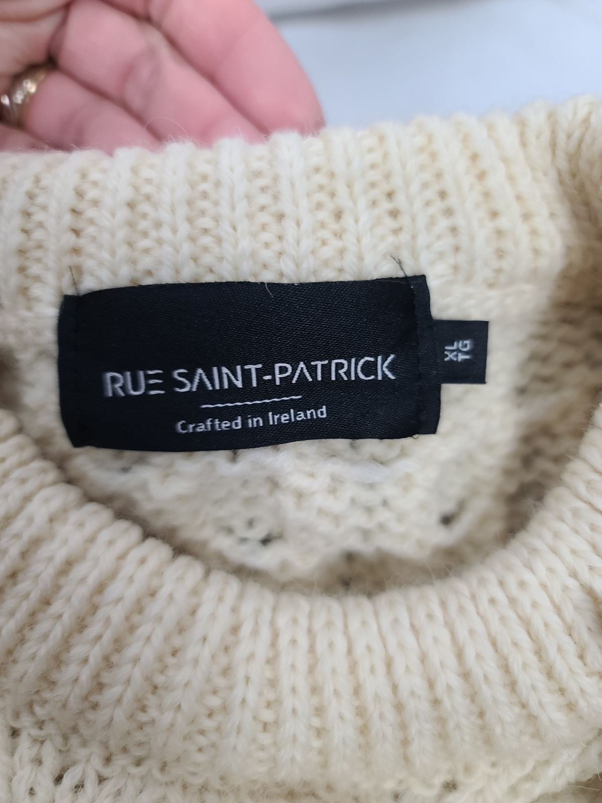Rue Saint-Patrick Men's shops Pullover Sweater sz XL