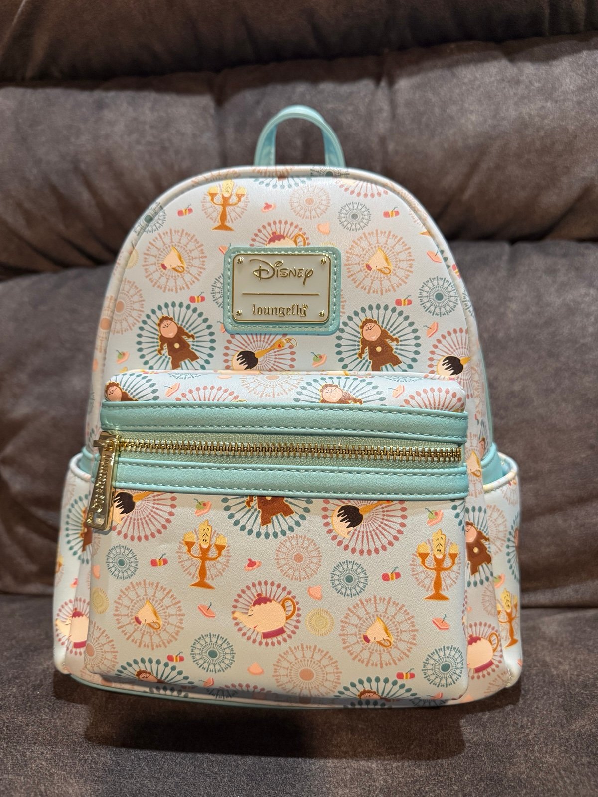 New! Disney Loungefly beauty and the beast backpack