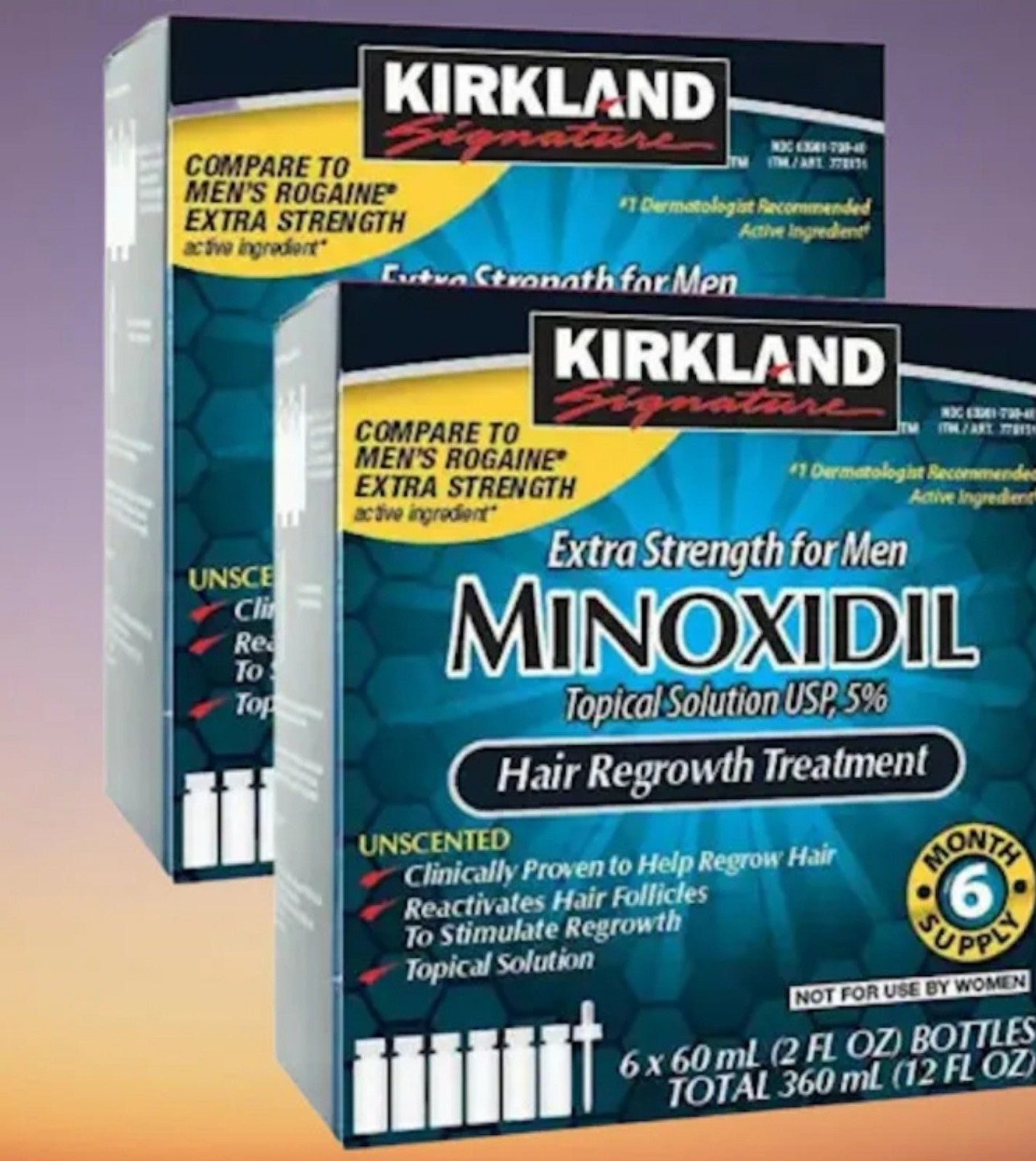 12 months Kirkland Minoxidil 5 Extra Strength exp2024/2025