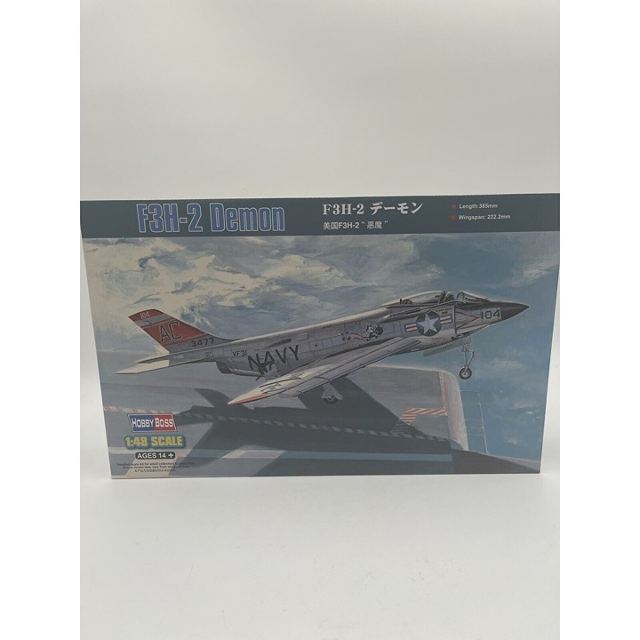 Hobby Boss 1/48 F3H-2 Demon #80364 US NAVY FIGHTER JET Model Kit - NIOB