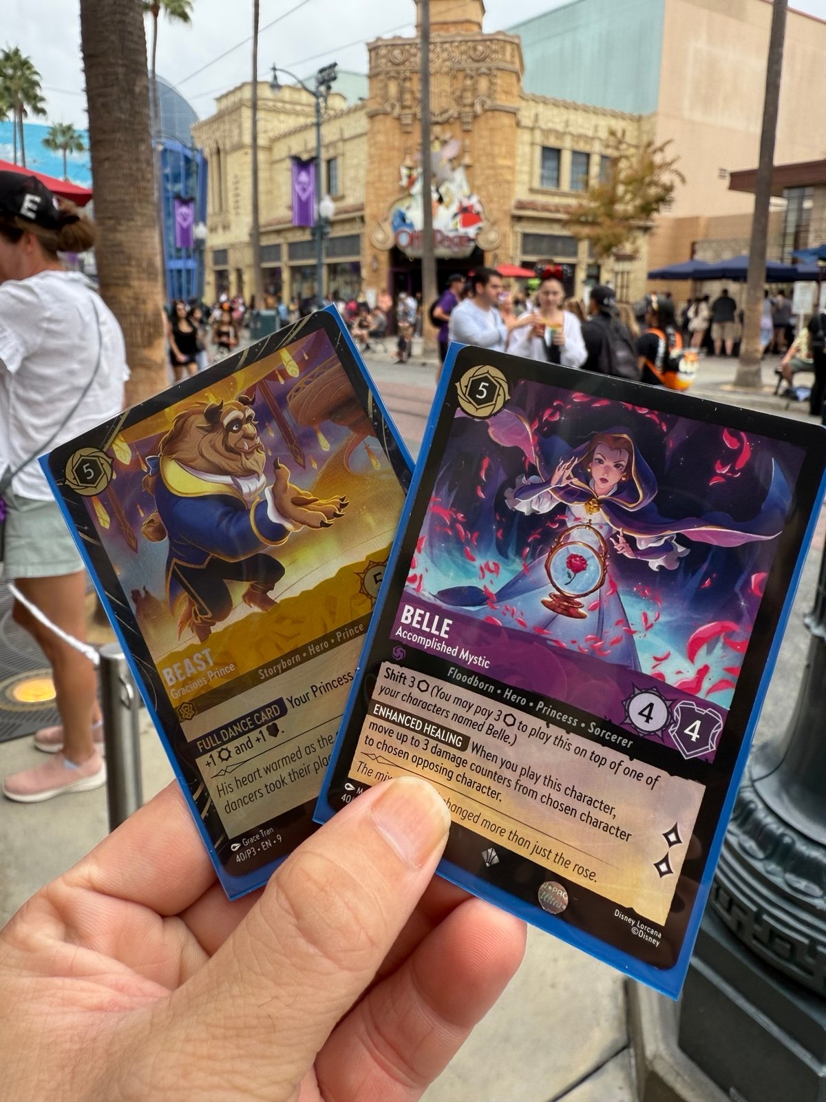 Disney Lorcana belle and beast