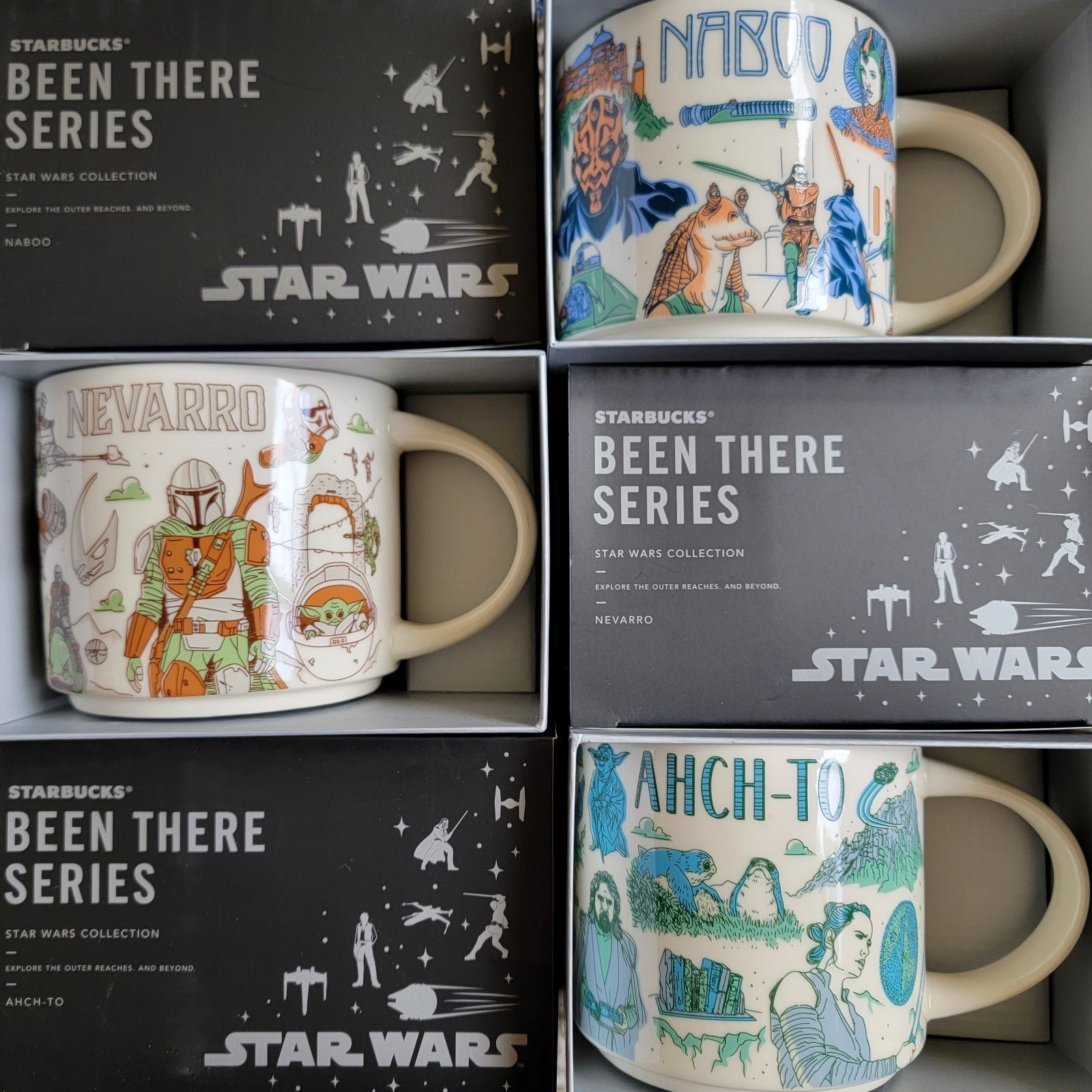 ☆Star Wars☆ Starbucks Mugs ☆SET OF 3☆