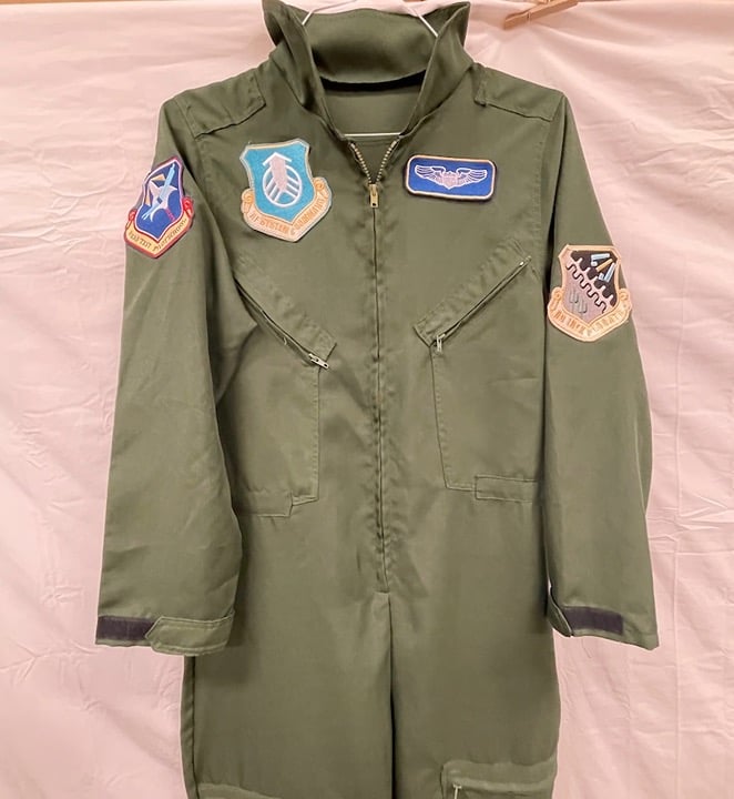 ERA Spooky Green Pilot Coverall Costume Cosplay Medium