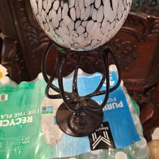 They are 2 blow glass octopus vase