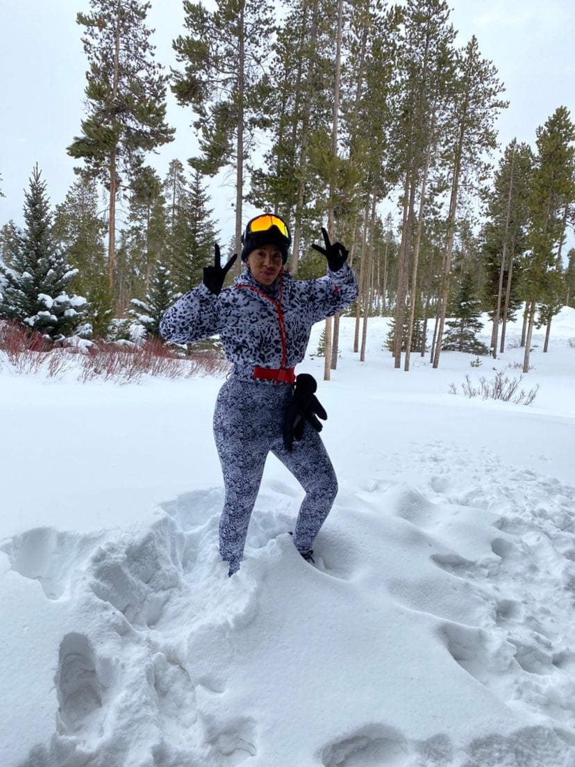 Snow pants with matching jacket