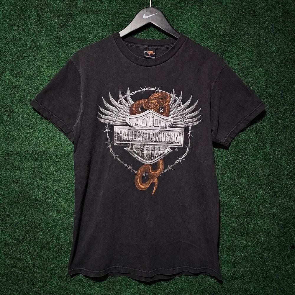 Vintage Harley-Davidson rattle snake Wings Las Vegas Nevada T-Shirt