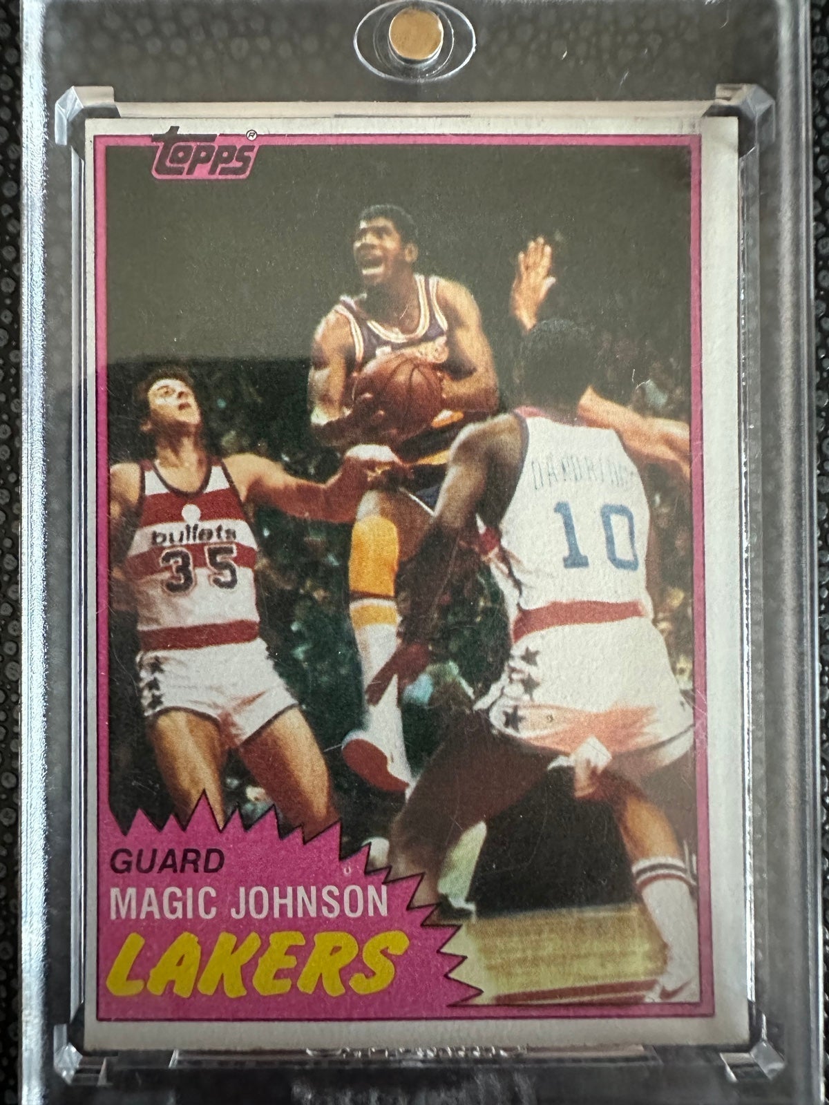 1981 Topps Magic Johnson Card #21