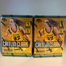 Panini 2024 Caitlin Clark Collection Blaster Box (2x) Metalized Green Walmart