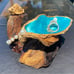 Handmade Oyster and Driftwood Art