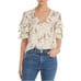 Rebecca Taylor Ivie Silk Blend Ruffle Sleeve Floral Blouse Size 0